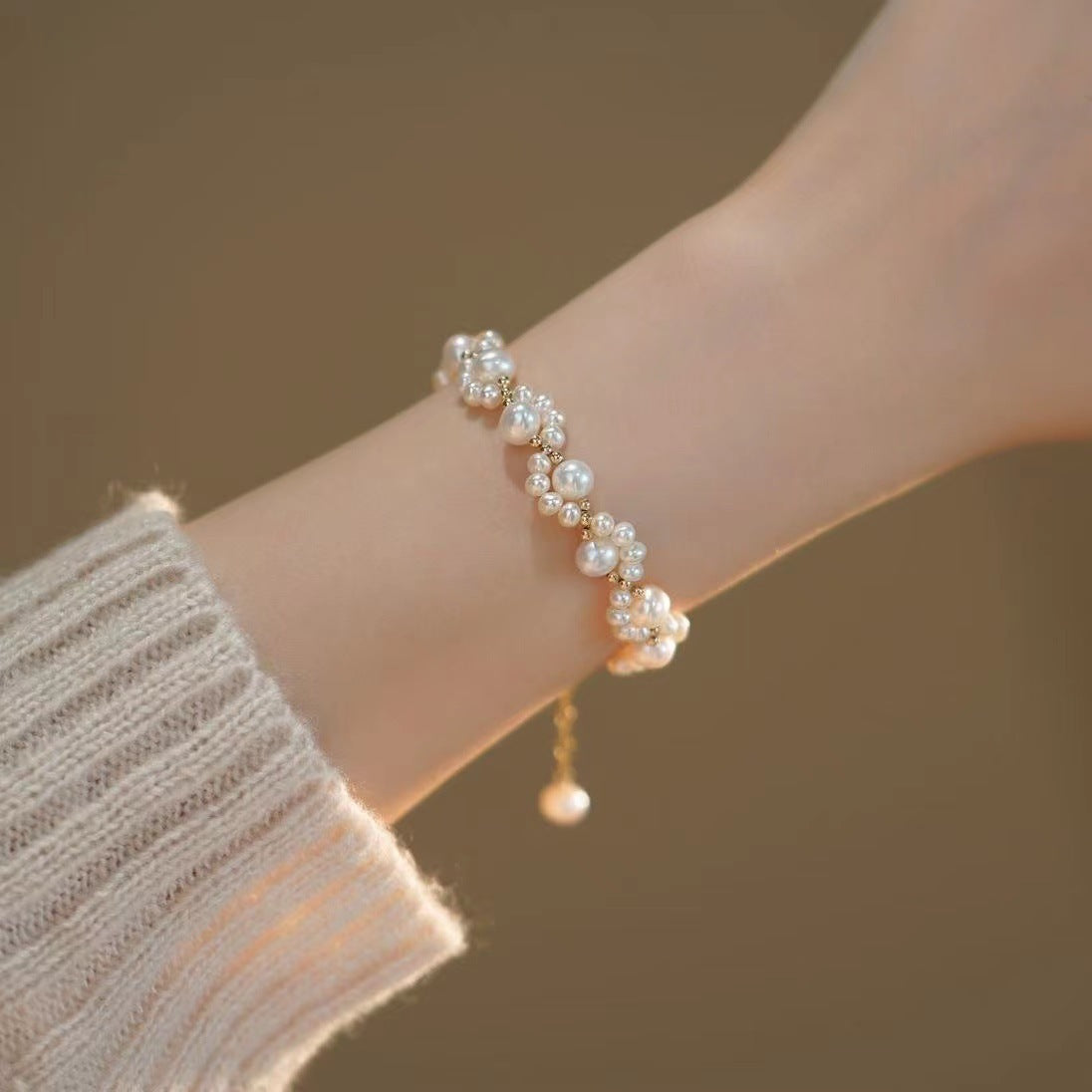 Korean Cat Claw Pearl Bracelet for Women