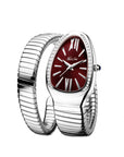 Women's Stainless Steel Diamond Serpentine Watch