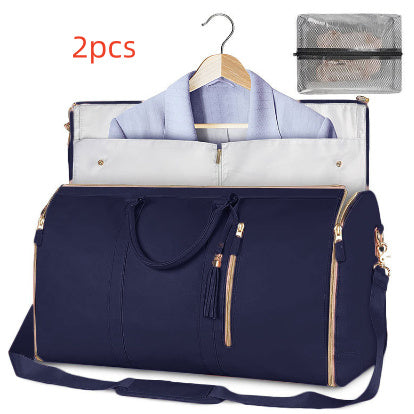 Large Capacity Travel Duffle Bag Women&#39;s Handbag Folding Suit Bag Waterproof Clothes Totes