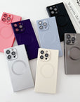 Solid Color Square Magnetic Phone Case