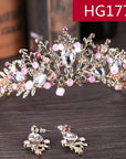 Bridal Crown Hair Accessories Alloy Handmade Jewelry