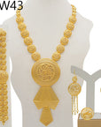 24K Gold Plated Banquet Necklace Suit