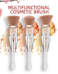 Three 3 in 1 Synthetic Makeup Brushes for Beauty