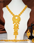 24K Gold Plated Banquet Necklace Suit