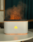 Home Ultrasonic Atmosphere Lamp Flame Aroma Diffuser