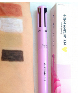 4 in 1 Four Color Eyebrow Pencil with cover