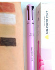 4 in 1 Four Color Eyebrow Pencil with cover