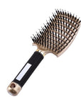 Hairbrush Anti Klit Brushy Haarborstel Women Detangler Hair Brush Bristle Nylon Scalp Massage  Teaser Hair Brush Comb