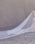 Trailing Yarn Wedding Bridal Veil