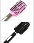 Hairbrush Anti Klit Brushy Haarborstel Women Detangler Hair Brush Bristle Nylon Scalp Massage  Teaser Hair Brush Comb