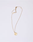 Korean Gear Coin Necklace for Women