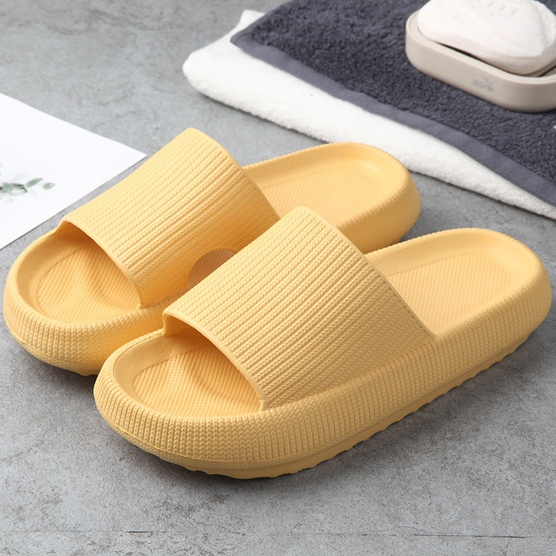 Yellow Hot Summer Cute Super Soft Slippers For Women Men