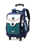 Primary School Student Trolley Schoolbag Detachable Backpack