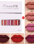 6 Boxes Of Matte Non-stick Cup Waterproof Lipstick No 03