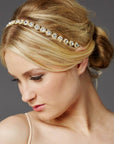 Bridal Rhinestone SUNFLOWER Hair Band Wedding Photography Accessories Banquet Headdress