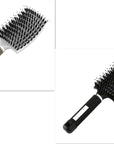 Hairbrush Anti Klit Brushy Haarborstel Women Detangler Hair Brush Bristle Nylon Scalp Massage  Teaser Hair Brush Comb