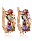 Diamond Crystal Zircon Ear Clip Affordable Luxury Earrings Women