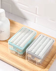 New Usage Roller Type Soap Dish Holder For Bathroom Toliet Soap Box Plastic Storage Container With Drain Water Bathroom Gadgets