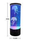 LED Jellyfish Aquarium Lamp Night Light USB Powered