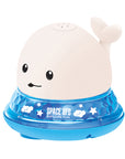 New Baby Bathroom Bath Electric Induction Whale Spray Small Toy