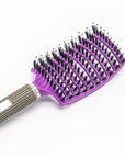 Hairbrush Anti Klit Brushy Haarborstel Women Detangler Hair Brush Bristle Nylon Scalp Massage  Teaser Hair Brush Comb