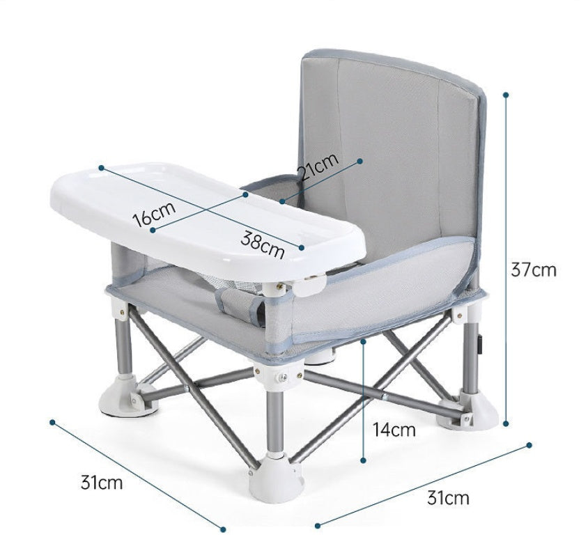 Children&#39;s Dining Chair Baby Table Foldable Portable