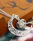 Glowing Silver Plated Necklace