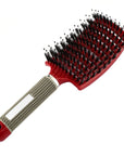 Hairbrush Anti Klit Brushy Haarborstel Women Detangler Hair Brush Bristle Nylon Scalp Massage  Teaser Hair Brush Comb