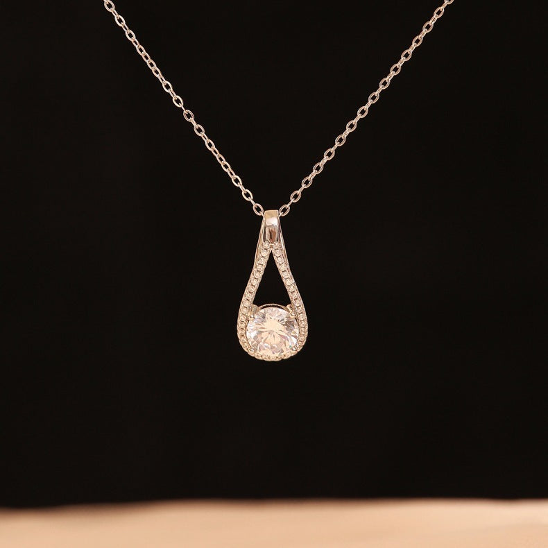 New S925 Sterling Silver Necklace For Women with chain