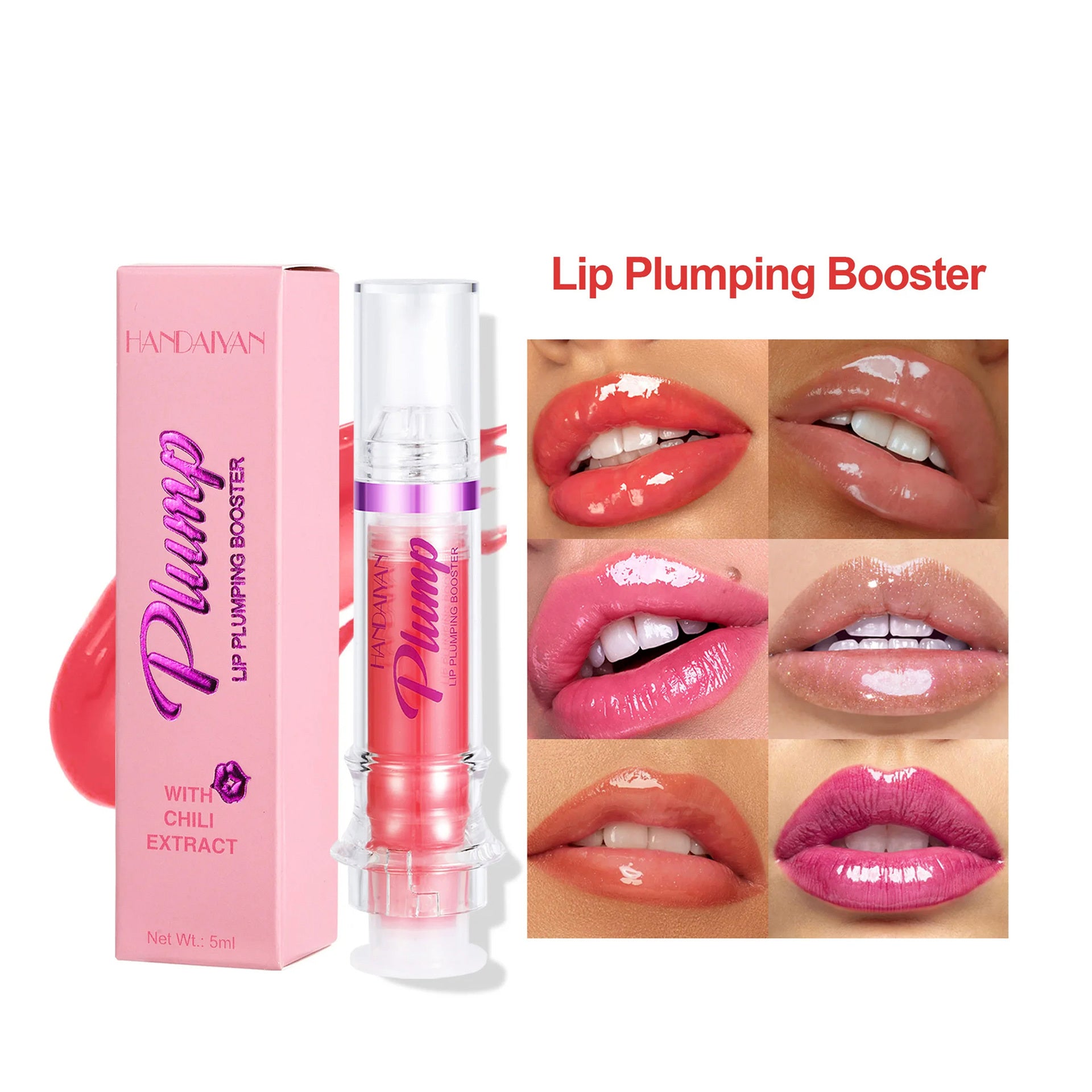 Spicy Lip Honey Lip Glass Mirror Liquid Lipstick with Six styles