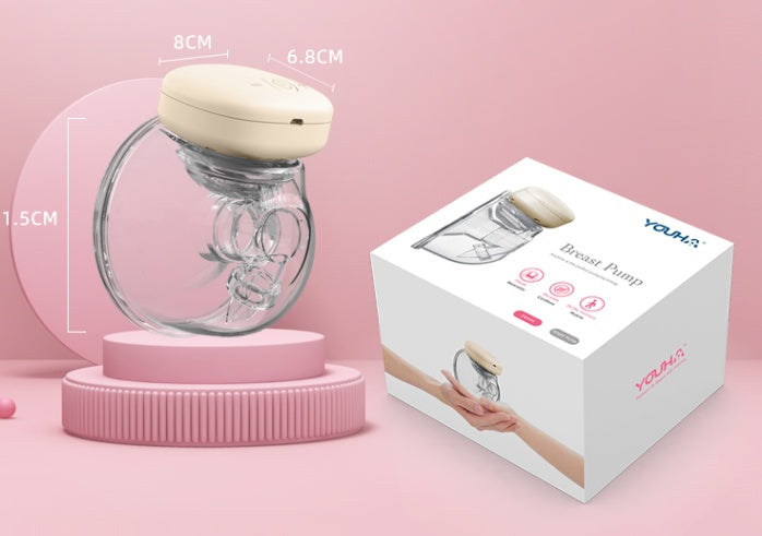 Wearable Electric Breast Pump Wireless Hands-free Vigorously Silent And Portable