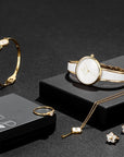 Gift Box Watches Set Bracelet Necklace Earring Ring Set