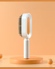 Self Cleaning Hair Brush For Women One-key Cleaning Hair Loss Airbag Massage Scalp Comb Anti-Static Hairbrush