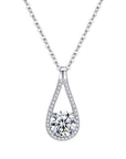 New S925 Sterling Silver Necklace For Women in white background