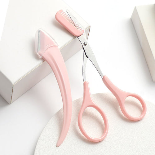Curved Moon Eyebrow Trimming Knife