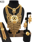 24K Gold Plated Banquet Necklace Suit