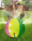 Outdoor PVC Inflatable Watermelon Water Spray Ball Beach Play Toy