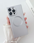 Solid Color Square Magnetic Phone Case