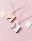 Love Letter Envelope Necklace for Women