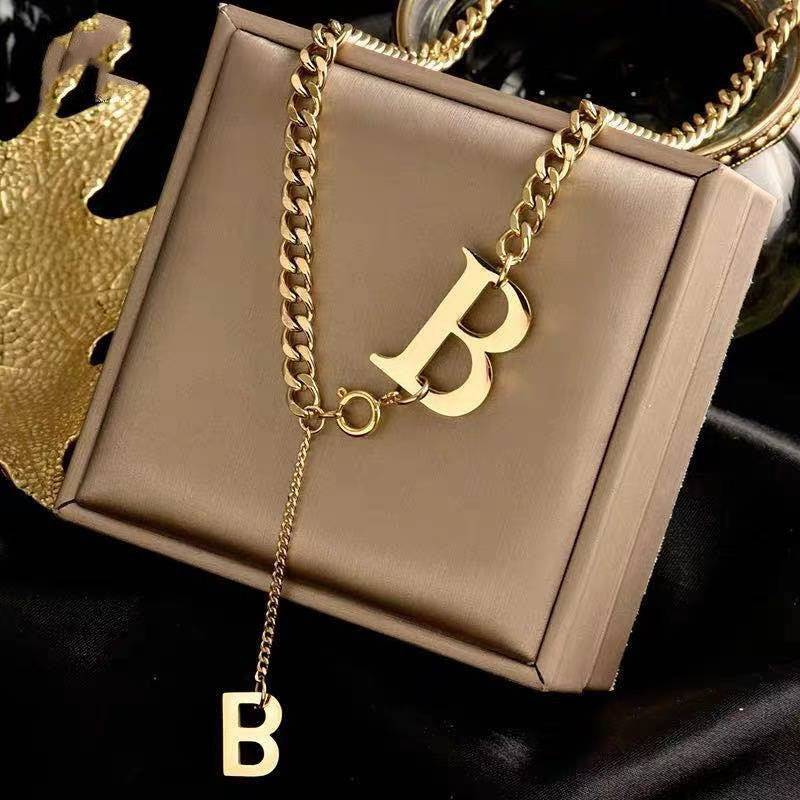 Beautiful Letter B Necklace