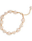 Korean Cat Claw Pearl Bracelet for Women in white background