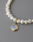 Pendant of Round Beautiful Pearl Necklace