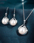 925 Sterling Silver Necklace Temperament Wild Freshwater Pearl