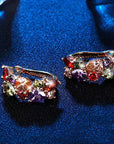 Diamond Crystal Zircon Ear Clip Affordable Luxury Earrings Women