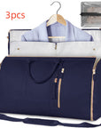 Large Capacity Travel Duffle Bag Women's Handbag Folding Suit Bag Waterproof Clothes Totes