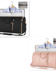 Large Capacity Travel Duffle Bag Women's Handbag Folding Suit Bag Waterproof Clothes Totes