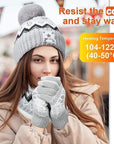 USB Electric Heating Keep Warm And Emit Heat Knitted Hat Scarf Gloves