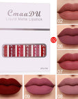 6 Boxes Of Matte Non-stick Cup Waterproof Lipstick no 02