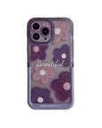 Cute Oil Painting Flower Invisible Bracket Phone Case