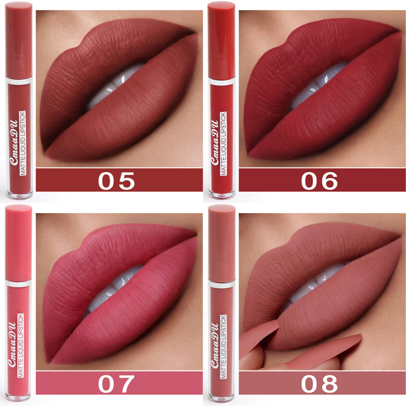 Non-stick Cup Waterproof Matte Lipsticks for Women Lipstick used